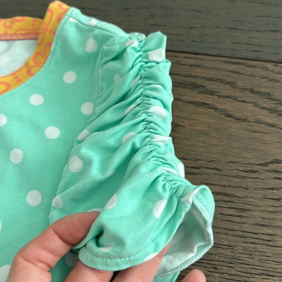 Girls 435 by Matilda Jane adorable dress with ruched sleeve detail - Picture 5 of 5